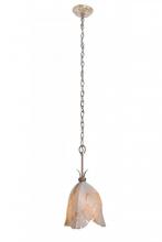  901M01A - One Light Sustainable Kabebe Shell Shade Down Mini Pendant